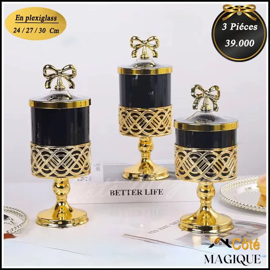 Ensemble de 6 pots à Bonbon