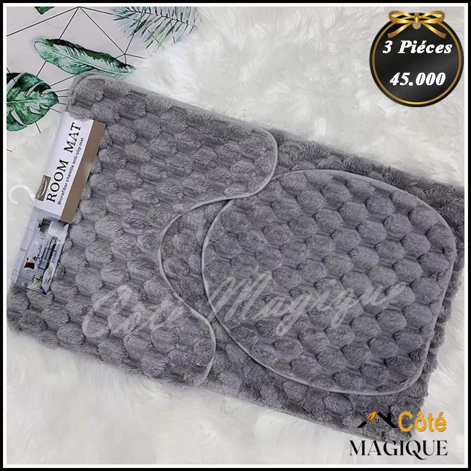 Ensemble Tapis Salle de Bain 3p